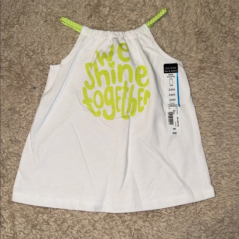 (2) Toddler Okie Dokie Tank Tops